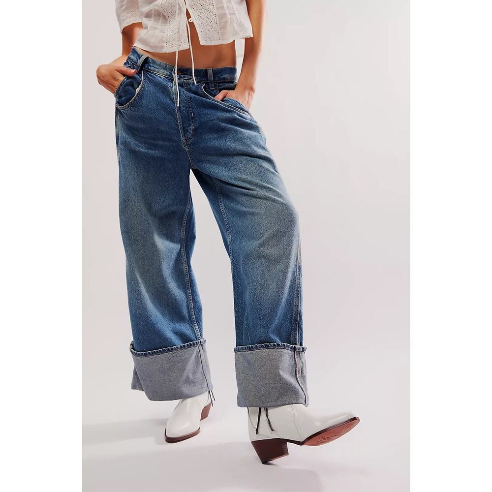 Free People New Frontier Western Boots In White Patent Leather Size 39.5 - Picture 14 of 14